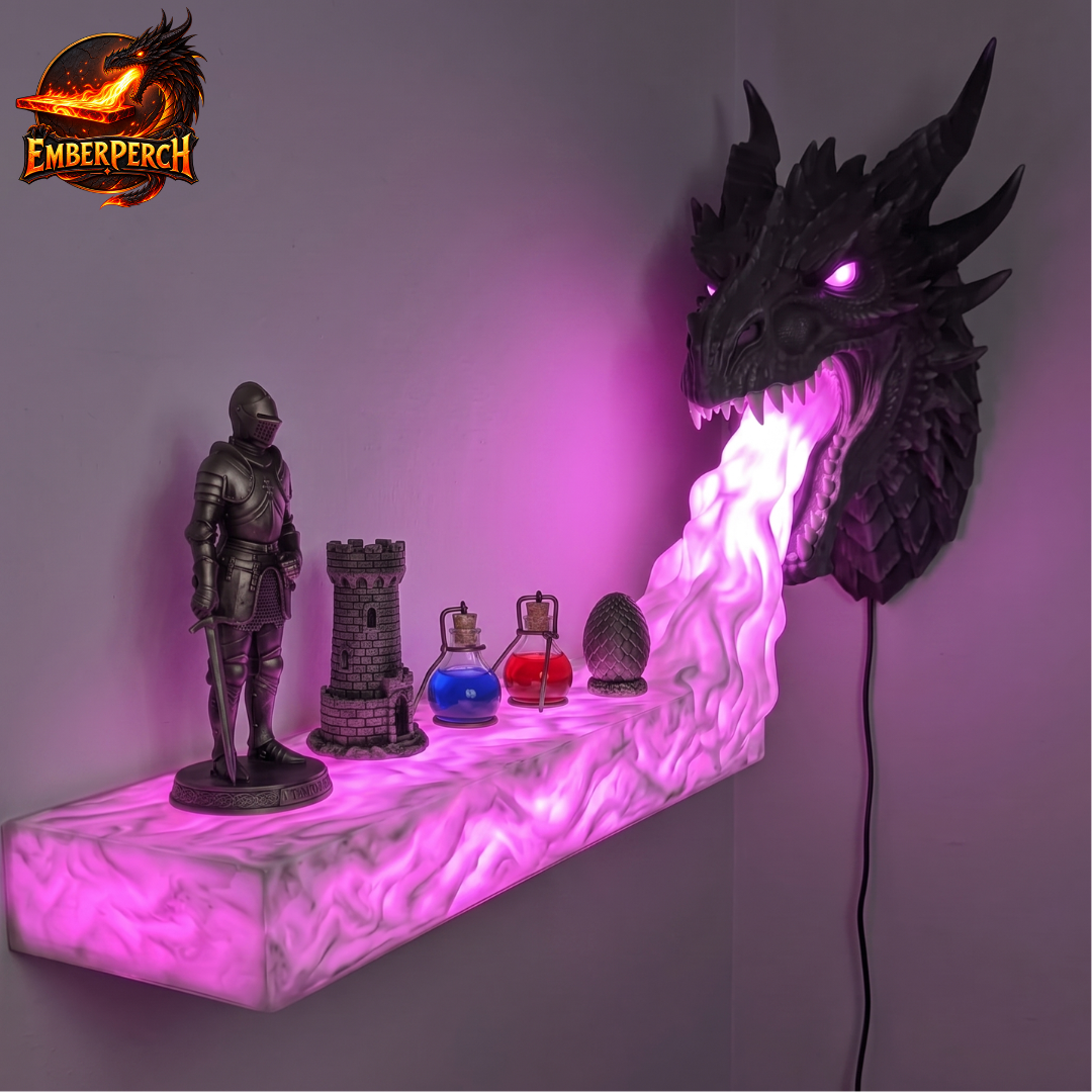 EmberPerch™ The Dragonfire Shelf