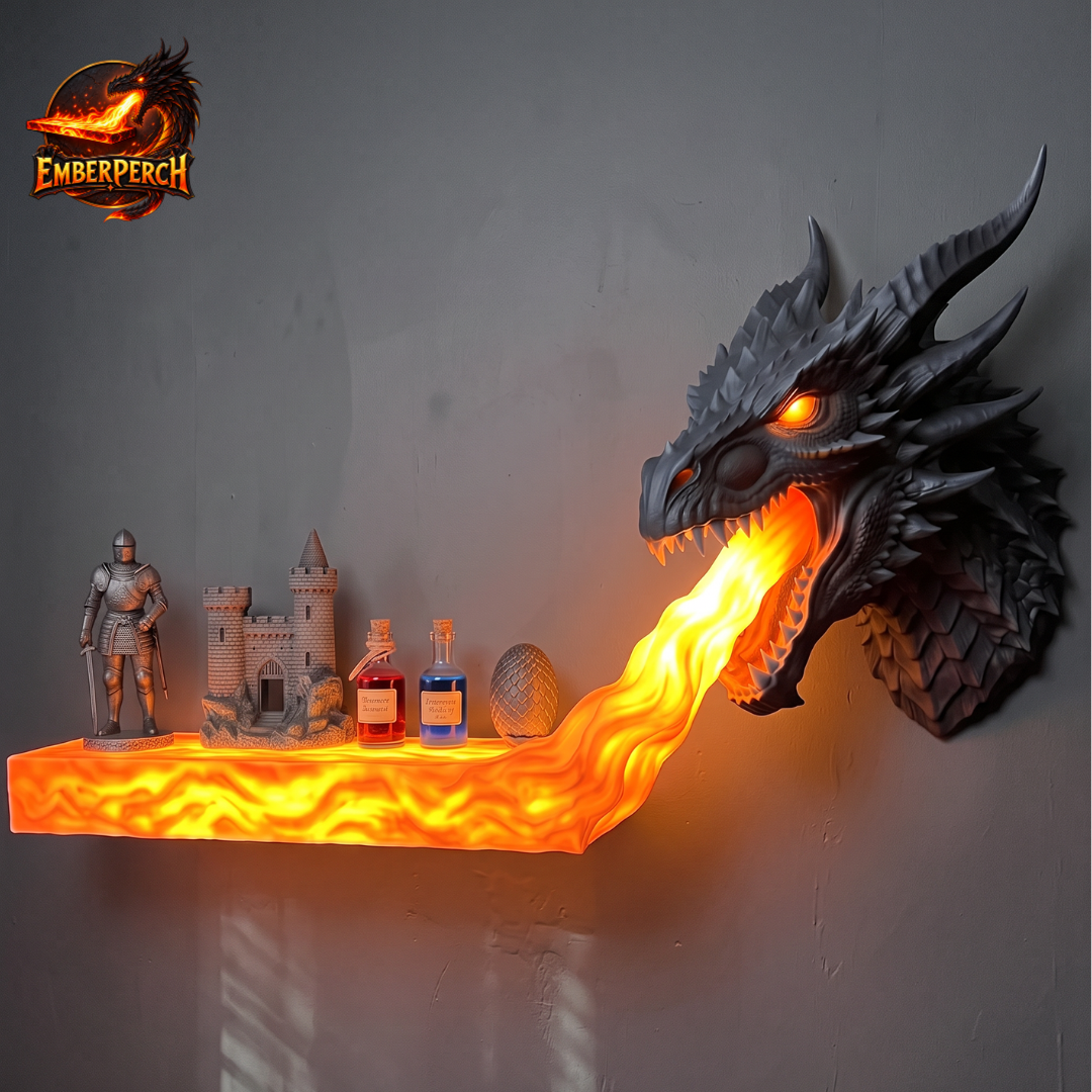 EmberPerch™ The Dragonfire Shelf
